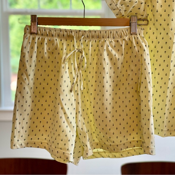 2pc Set Uniqlo AIRism Cotton Short-Sleeve Pajamas - Picture 3 of 7